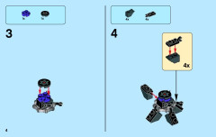 LEGO 70723 instructions page 4 – build guide