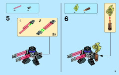 LEGO 70723 instructions page 5 – build guide