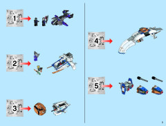 LEGO 70724 instructions page 3 – build guide