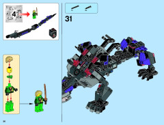 LEGO 70725 instructions page 36 – build guide