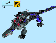 LEGO 70725 instructions page 45 – build guide