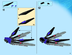 LEGO 70725 instructions page 73 – build guide