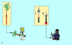 LEGO 70726 instructions page 6 – build guide