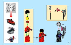 LEGO 70727 instructions page 3 – build guide