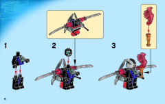 LEGO 70727 instructions page 8 – build guide