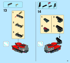 LEGO 70727 instructions page 51 – build guide