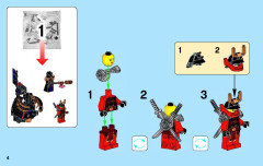 LEGO 70728 instructions page 4 – build guide