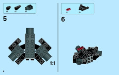 LEGO 70728 instructions page 8 – build guide