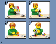 LEGO 70730 instructions page 2 – build guide
