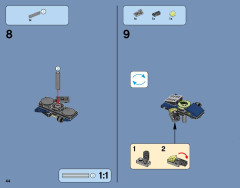 LEGO 70730 instructions page 44 – build guide
