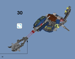 LEGO 70730 instructions page 54 – build guide