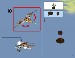 LEGO 70730 instructions page 9 – build guide