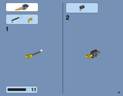 LEGO 70731 instructions page 43 – build guide