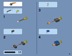 LEGO 70731 instructions page 49 – build guide