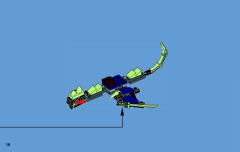 LEGO 70733 instructions page 14 – build guide