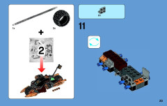 LEGO 70733 instructions page 23 – build guide