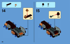 LEGO 70733 instructions page 26 – build guide