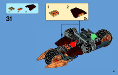 LEGO 70733 instructions page 41 – build guide
