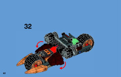 LEGO 70733 instructions page 42 – build guide