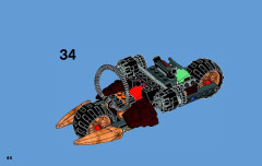 LEGO 70733 instructions page 44 – build guide