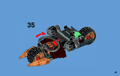 LEGO 70733 instructions page 45 – build guide