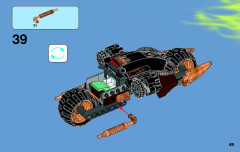 LEGO 70733 instructions page 49 – build guide