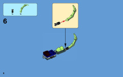 LEGO 70733 instructions page 8 – build guide