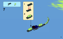 LEGO 70733 instructions page 9 – build guide