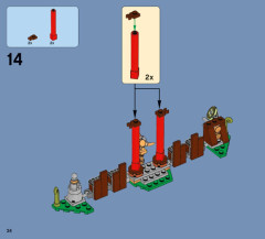 LEGO 70734 instructions page 34 – build guide