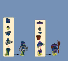 LEGO 70734 instructions page 4 – build guide