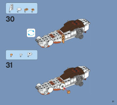 LEGO 70734 instructions page 21 – build guide