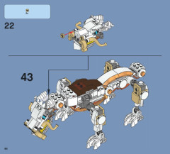 LEGO 70734 instructions page 44 – build guide