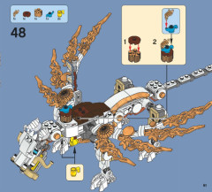 LEGO 70734 instructions page 61 – build guide