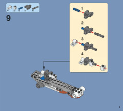 LEGO 70734 instructions page 9 – build guide