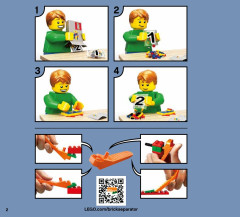 LEGO 70735 instructions page 2 – build guide