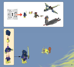 LEGO 70735 instructions page 3 – build guide