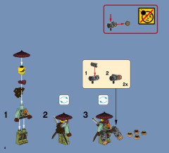 LEGO 70735 instructions page 4 – build guide