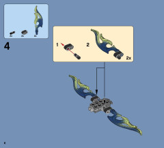 LEGO 70735 instructions page 6 – build guide