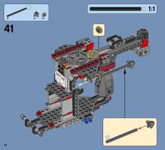 LEGO 70735 instructions page 12 – build guide
