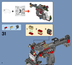 LEGO 70735 instructions page 2 – build guide