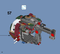 LEGO 70735 instructions page 44 – build guide