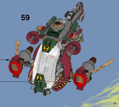 LEGO 70735 instructions page 53 – build guide