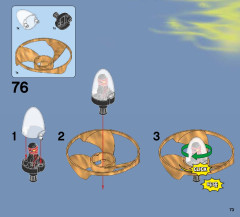 LEGO 70735 instructions page 73 – build guide