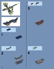 LEGO 70736 instructions page 22 – build guide