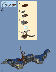 LEGO 70736 instructions page 40 – build guide
