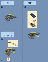 LEGO 70736 instructions page 74 – build guide