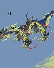 LEGO 70736 instructions page 77 – build guide