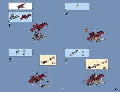 LEGO 70738 instructions page 213 – build guide