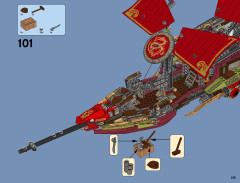 LEGO 70738 instructions page 219 – build guide