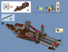 LEGO 70738 instructions page 84 – build guide